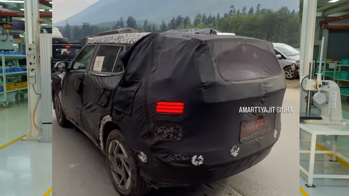 2027 Hyundai Creta rear spied India