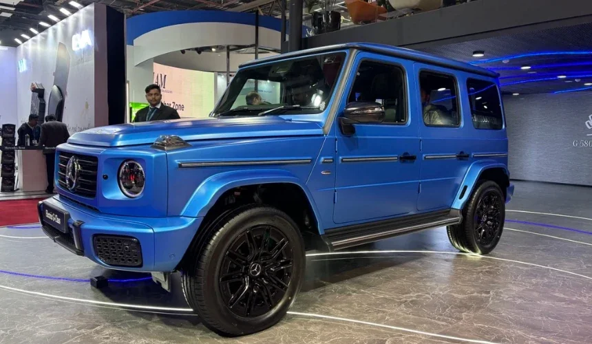 All-Electric G-Class Showcased at the Auto Expo 2025 after its Official Launch