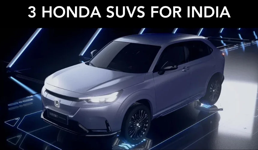 Honda India to Launch 3 New SUVs - Hybrid, Electric