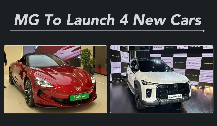 4 MG Cars and SUVs Launching This Year