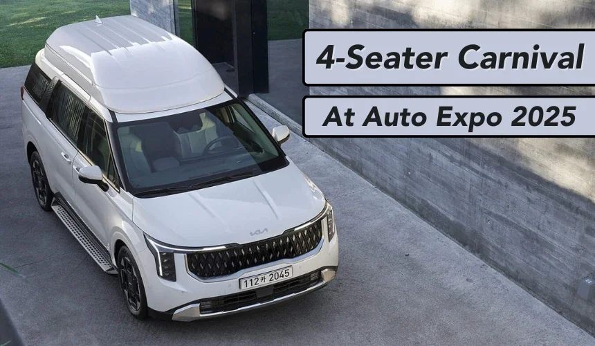 4 Seater Kia Carnival Coming at Auto Expo 2025
