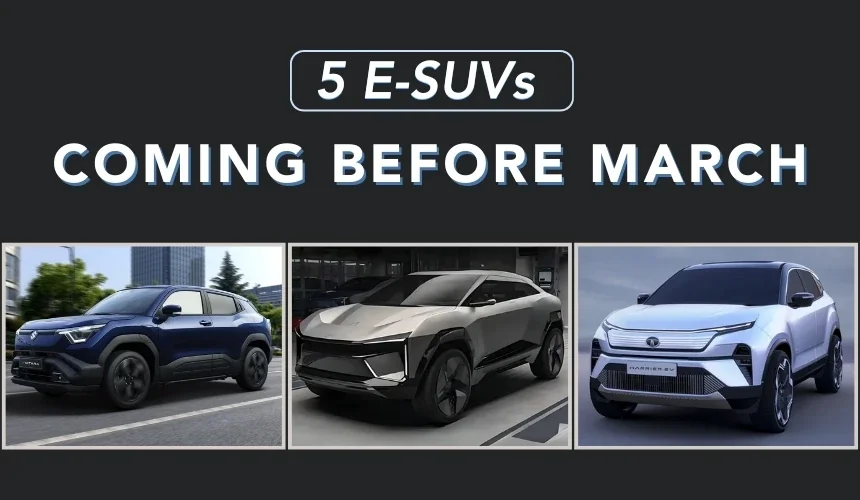 5 EV SUVs Launching in Next 4 Months