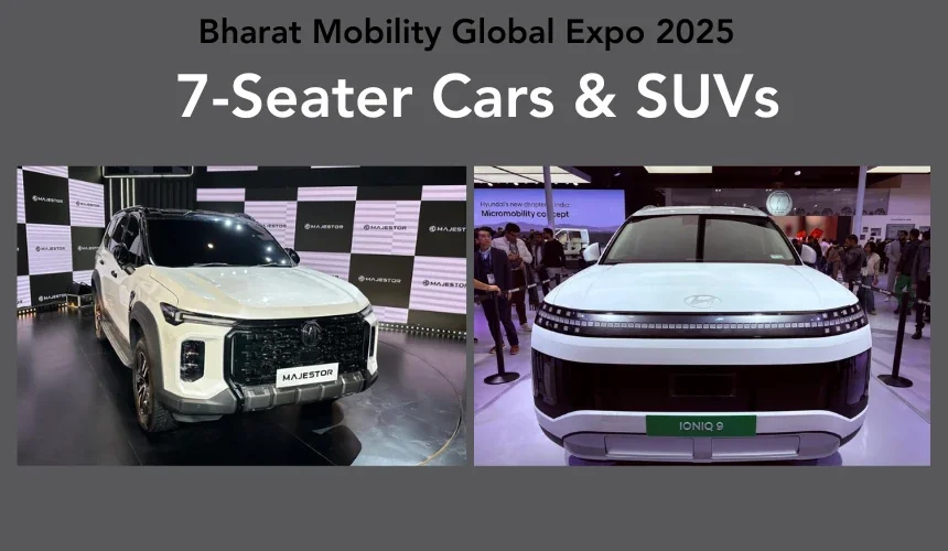 7-Seater Cars, SUVs and Concepts at Bharat Mobility Expo 2025