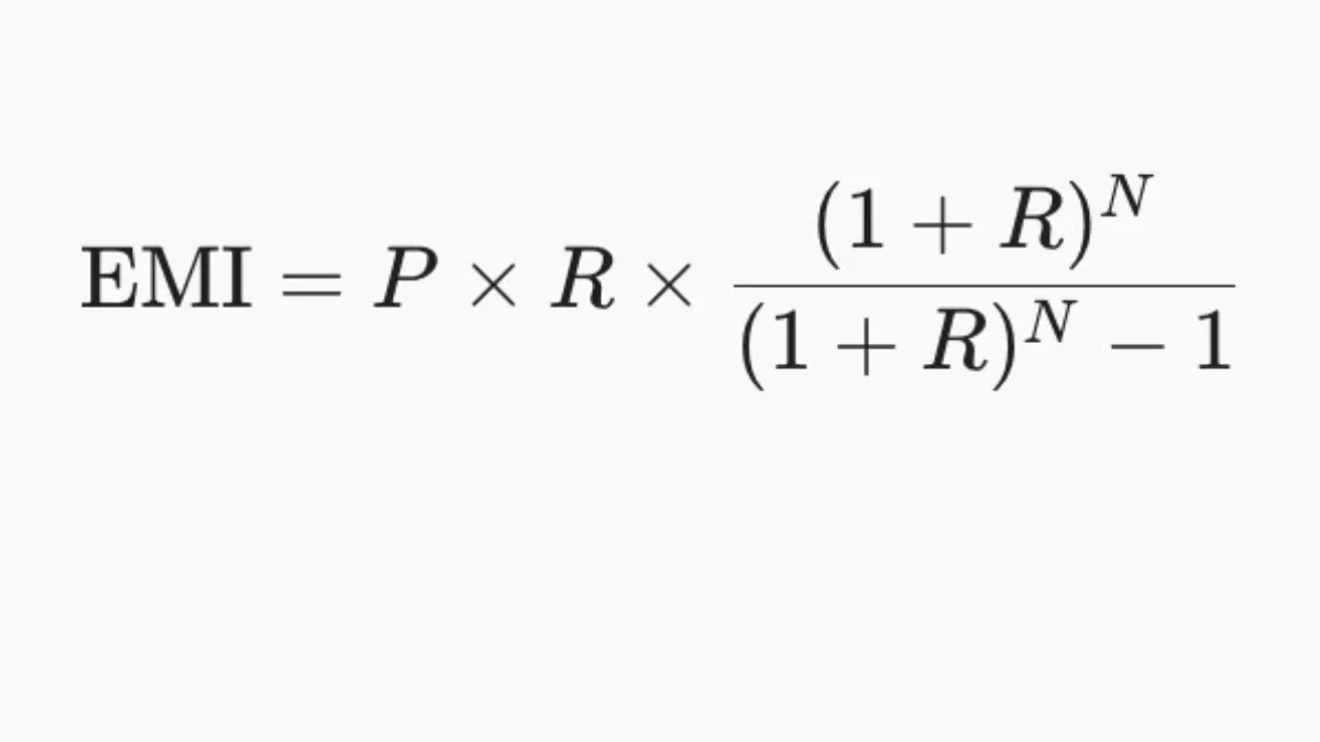 CarLelo EMI Calculator Formula