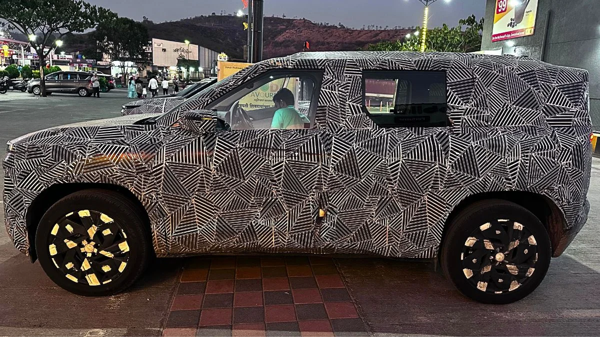 tata sierra ev spied