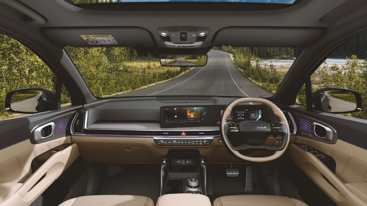 kia sorento interior features
