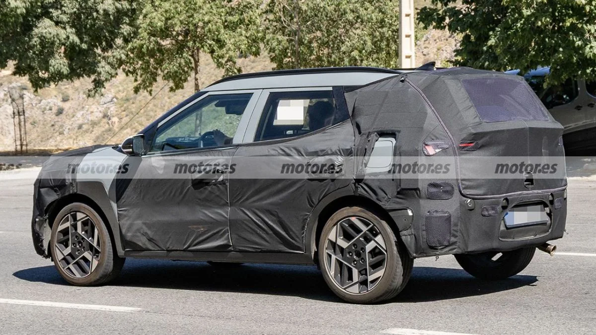 New Hyundai Bayon Rear Spied