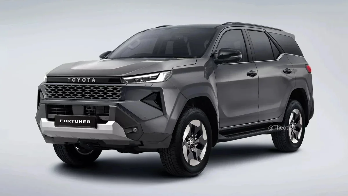 Next-gen Toyota Fortuner Rendering