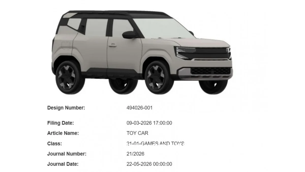 Renault Bridger Design Patent India