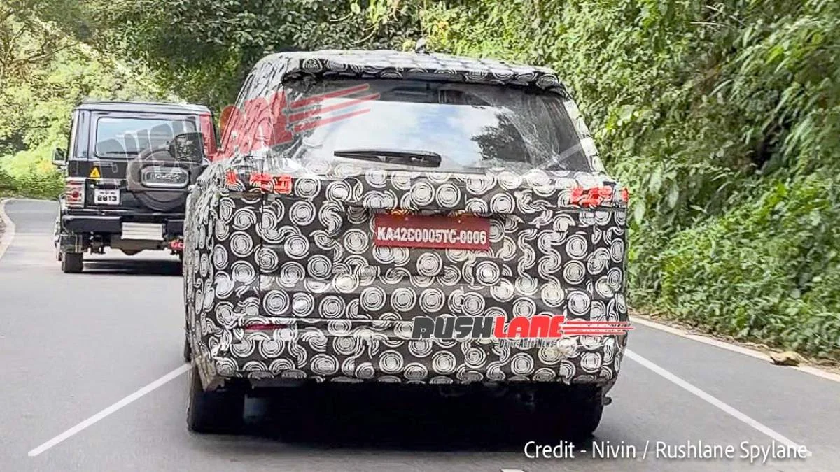 Innova Hycross Rear spied