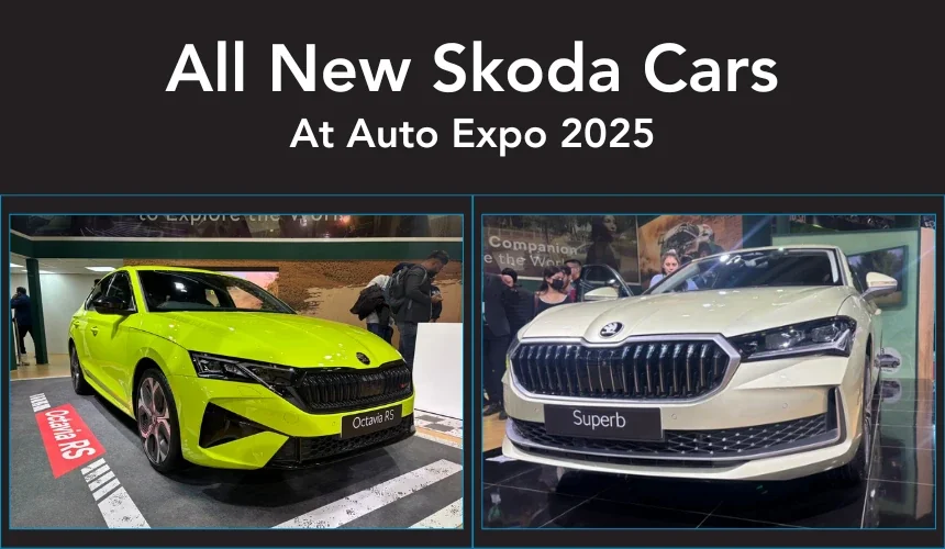 All New Skoda Cars Unveiled At Auto Expo 2025