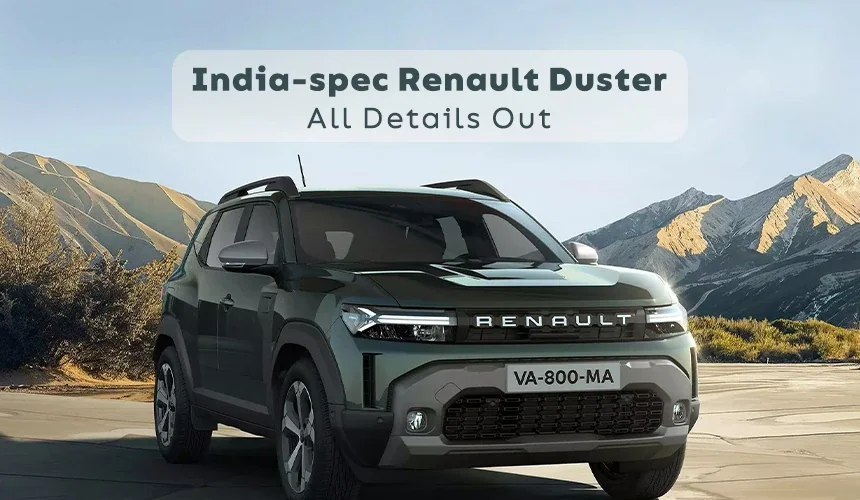 India-spec 2025 Renault Duster Key Details Out