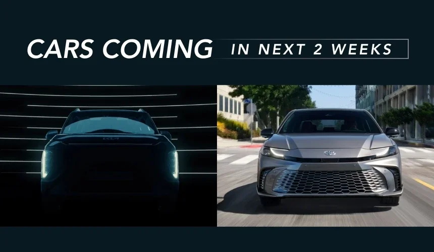 Two All-New Cars Coming in the Next 2 Weeks - Syros and Camry