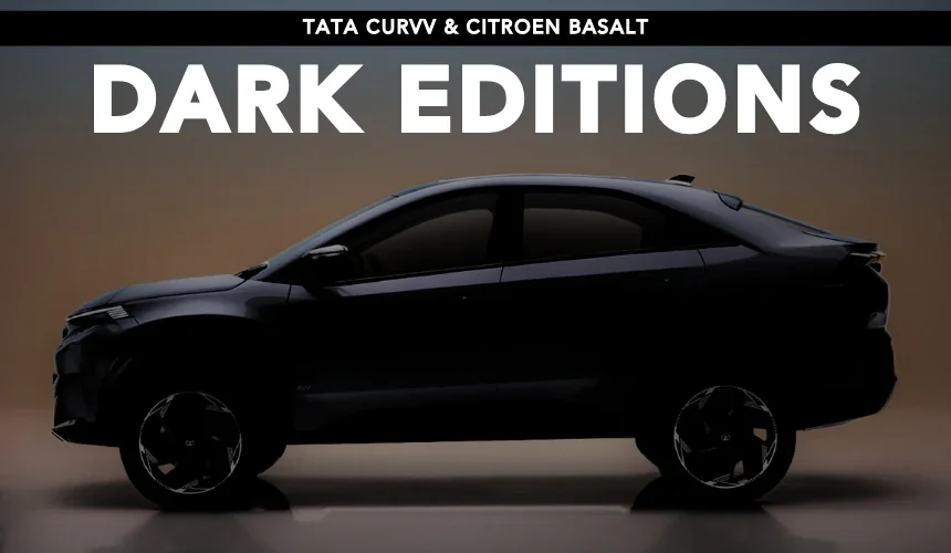 Citroen Basalt & Tata Curvv Dark Editions Set for April 2025 Launch