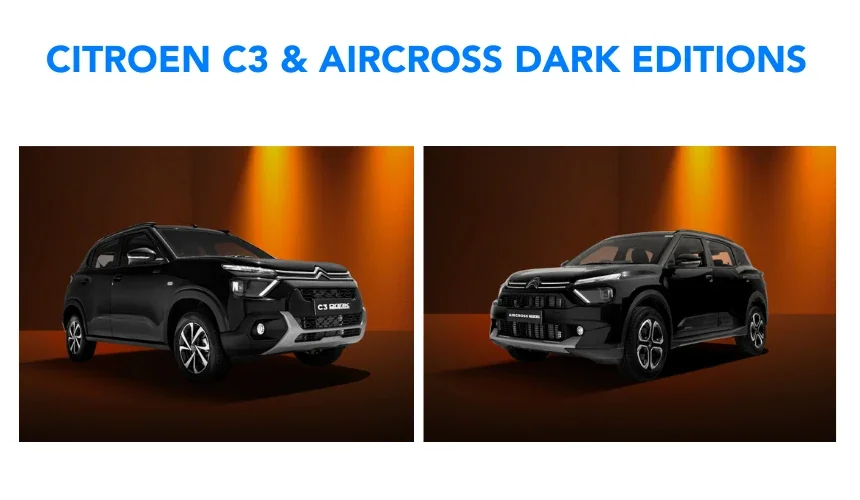 Citroen C3 and Aircross Dark Editions - All Details