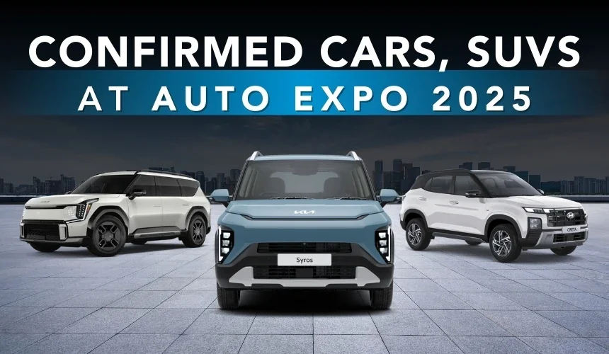 Cars, SUVs To Reveal at Auto Expo 2025 - Confirmed