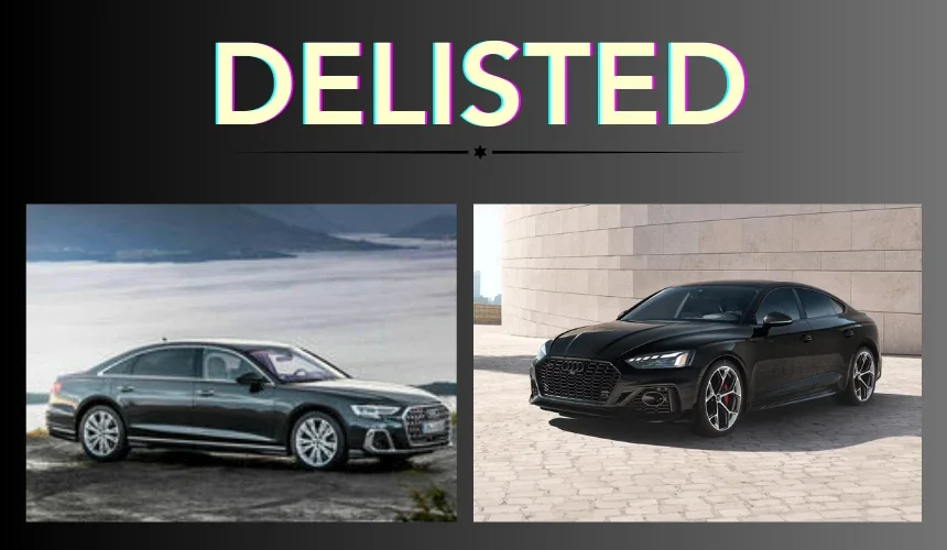 Audi A8 L, RS 5 Sportback Removed from India Lineup