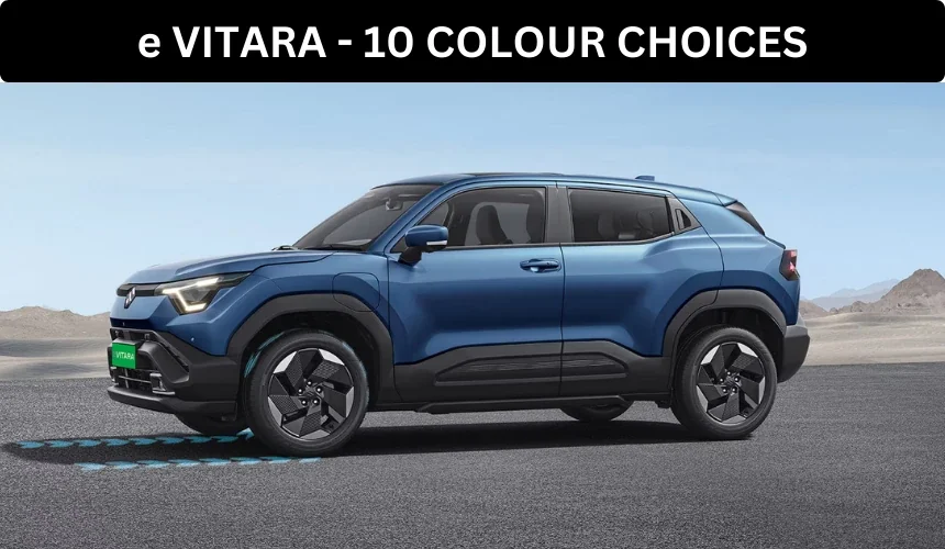 Maruti NEXA e Vitara 10 Colour Options, Launch Within Days