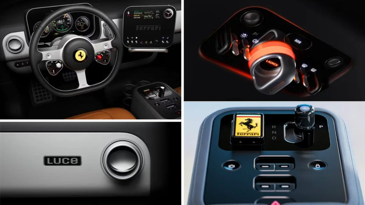 Ferrari’s First EV Luce Confirmed for May 2026, Retro Interior Revealed