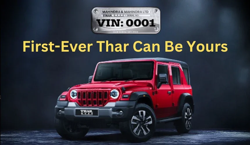 Mahindra To Auction First Thar Roxx For Charity, Bids Start At Rs 35 Lakh
