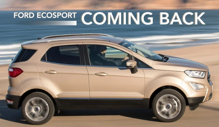 Ford EcoSport to Return As A Bigger SUV - Duster Rival