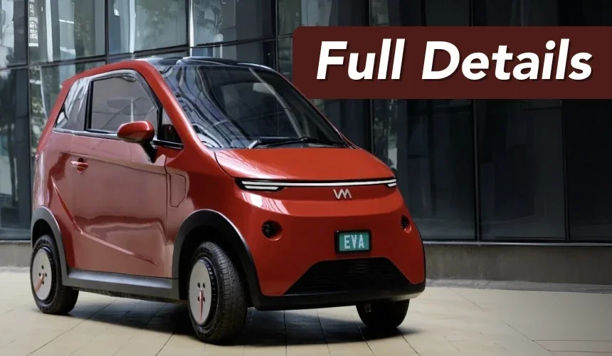 Vayve EVA - India's First Solar-Powered Small EV - Full Details