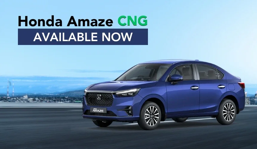 Honda Amaze Available with CNG But With A Catch