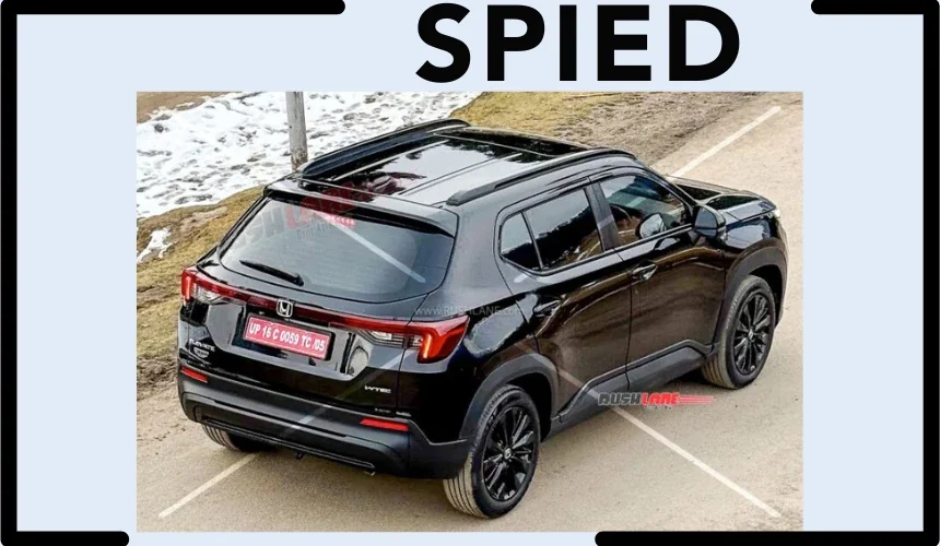 Spy Shots Reveal Honda Elevate Black Edition Before Launch