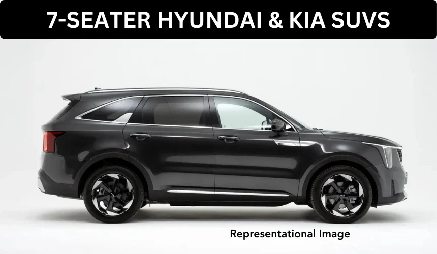 Hyundai and Kia to Launch 7-Seater SUVs to Rival Mahindra XUV700, Tata Safari