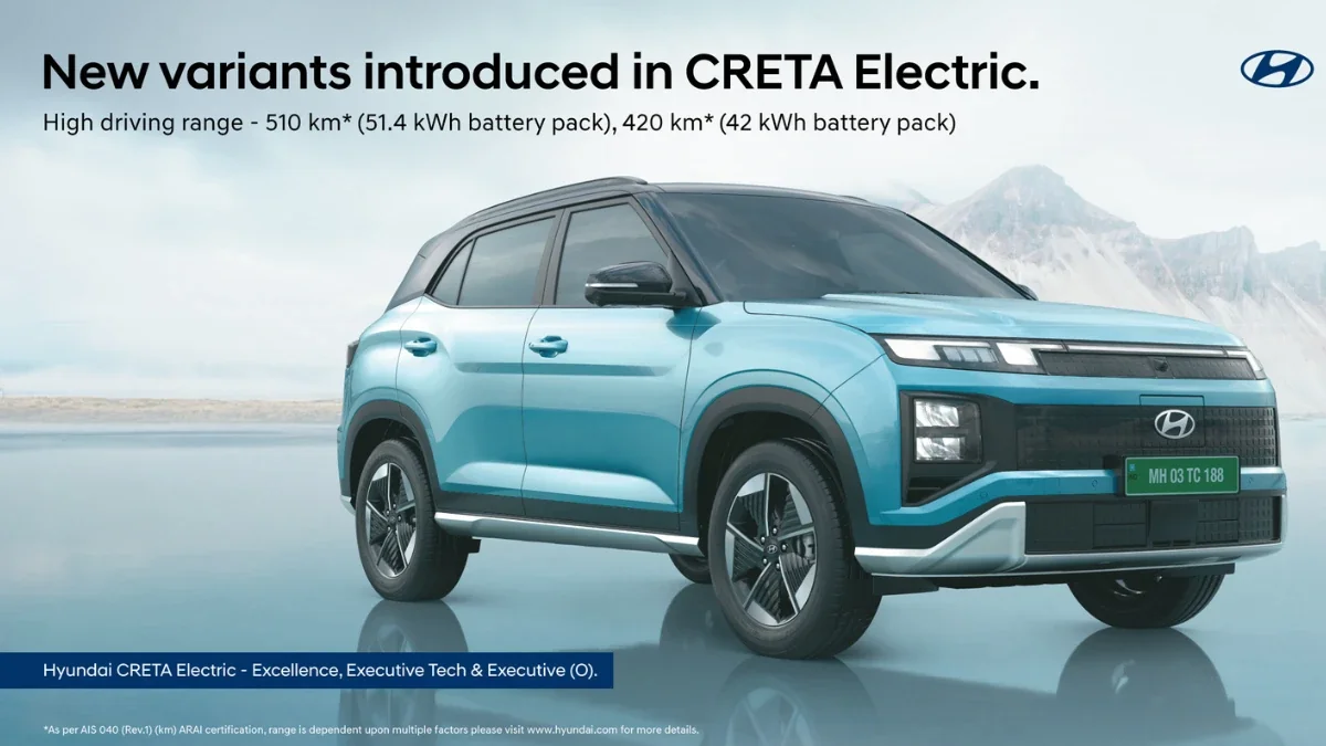 Hyundai Creta Electric New Variants Launched - Full Price List