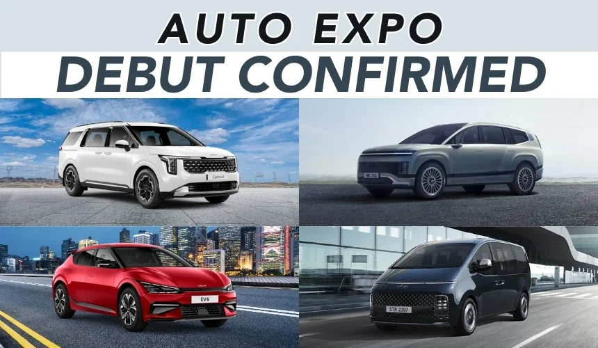 Hyundai Staria, Ioniq 9, new Kia EV6, 4-Seater Carnival - Auto Expo 2025