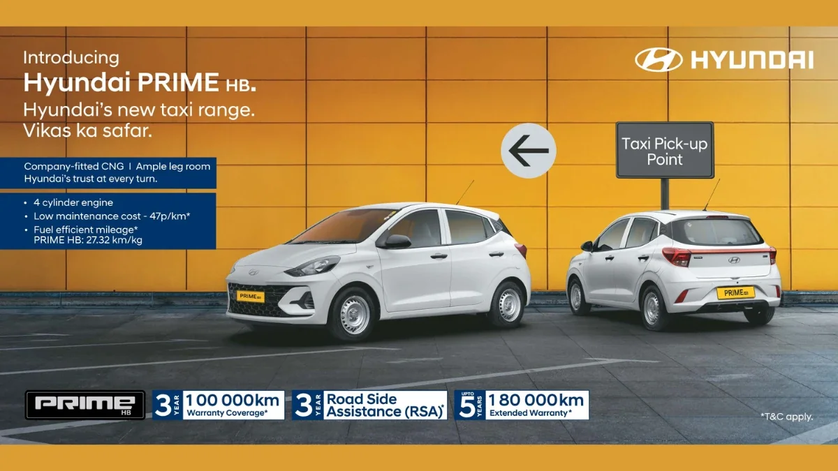 Hyundai Prime Taxi Range Launched - Prices Start at Rs 5.99 Lakh