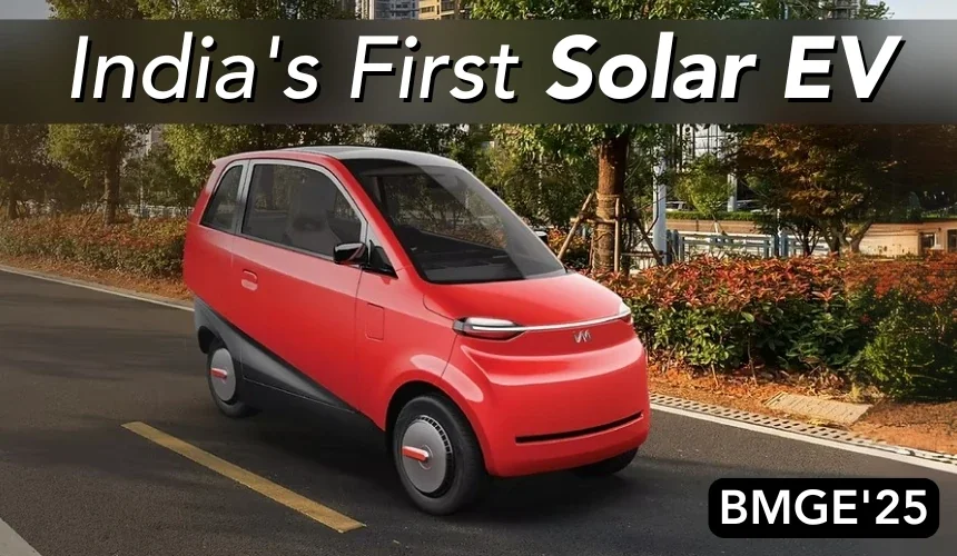 India's First Solar Electric Car to Arrive at Auto Expo 2025