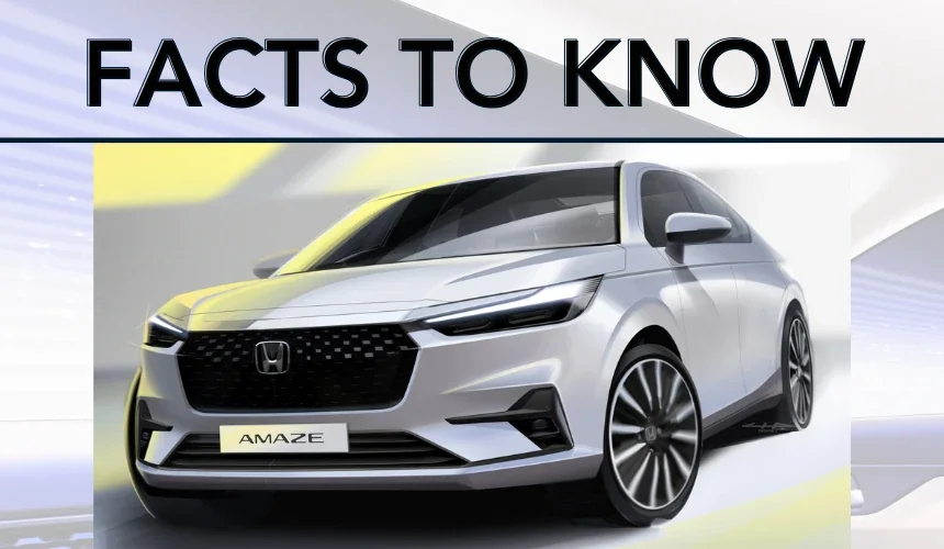 2025 Honda Amaze - 5 Interesting Facts To Know