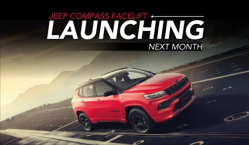 Jeep Compass Facelift Launching Next Month
