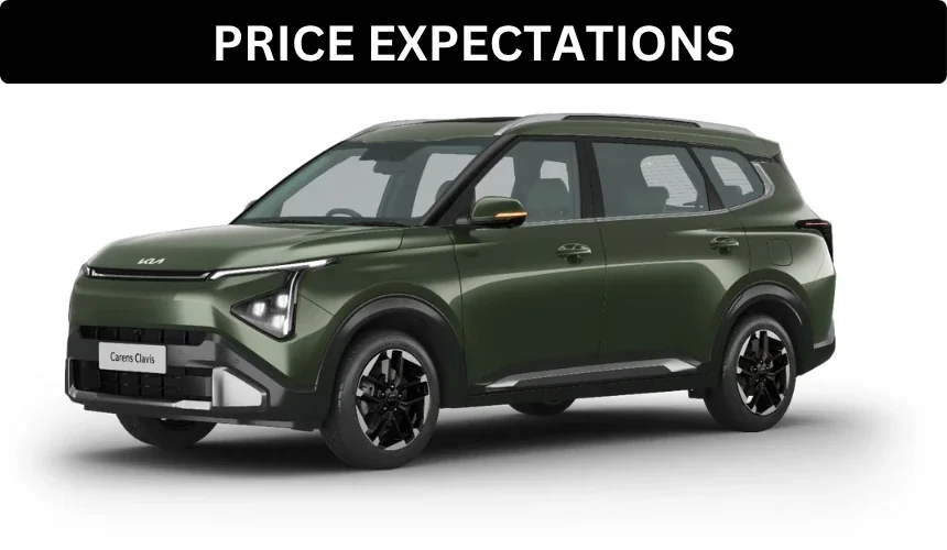 Kia Carens Clavis Price Expectations