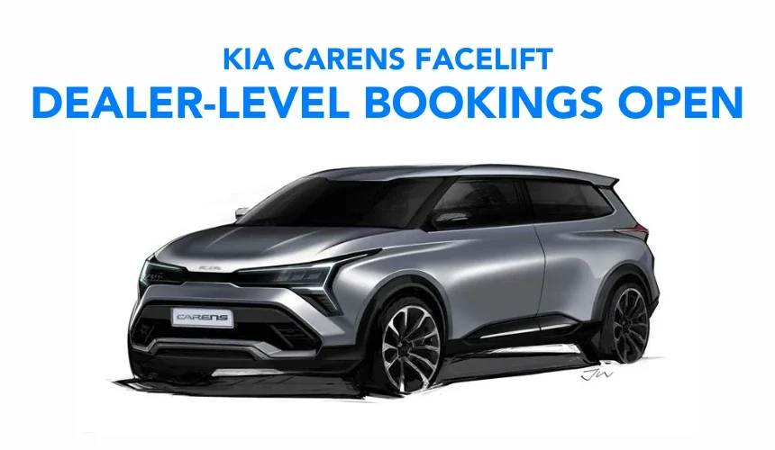New Kia Carens Facelift Bookings Open at Dealer-Level