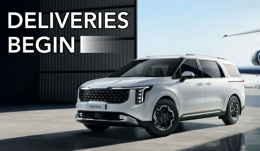 New Kia Carnival Delivery Begins in India