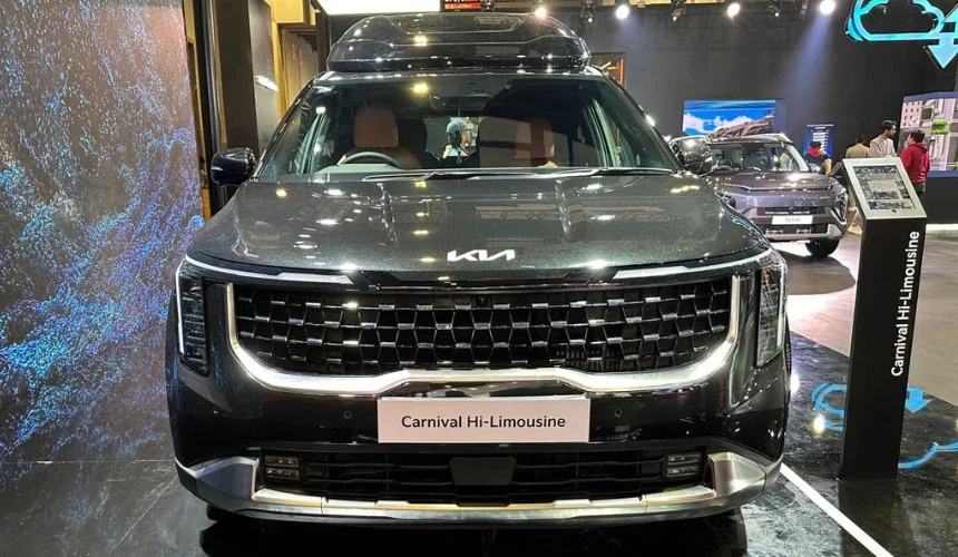 Kia Carnival Hi-Limousine 4-Seater MPV at Auto Expo 2025