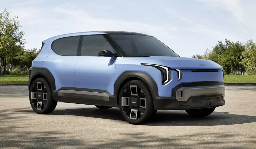 Kia’s smallest electric SUV EV2 Revealed