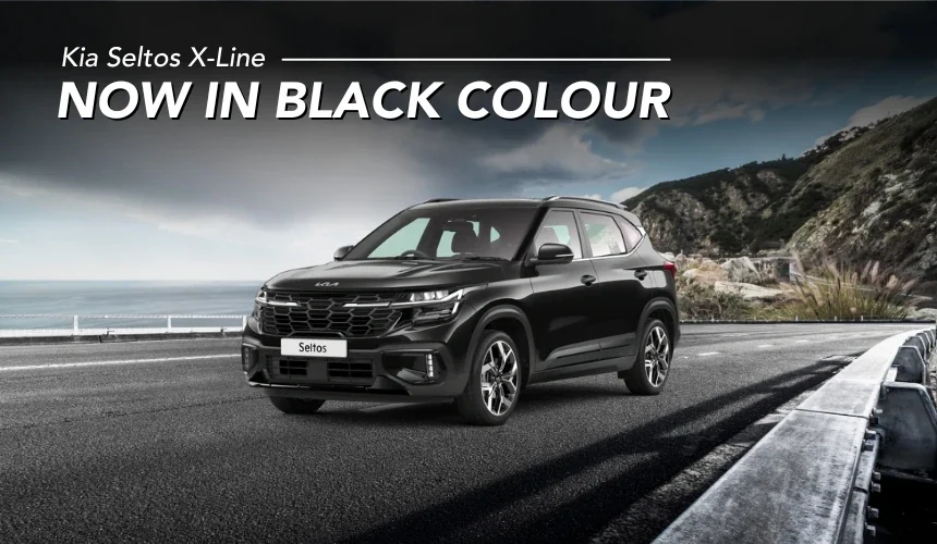 Kia Seltos X-Line Gets New Aurora Black Pearl Colour Option