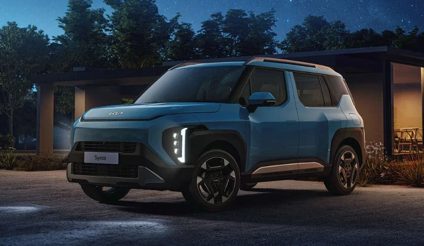 Kia Syros Glacier White Colour in Demand - 18 Percent Bookings for ADAS Variant