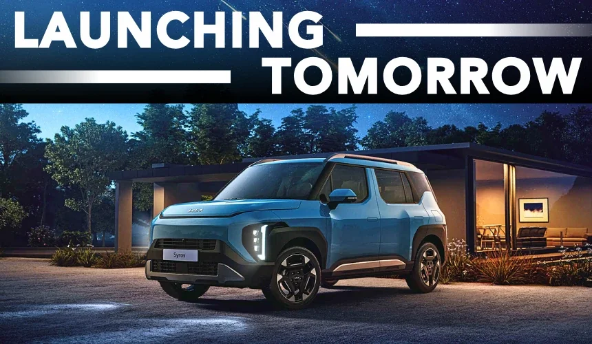 Kia Syros Launch Tomorrow - Key Highlights You Can’t Miss