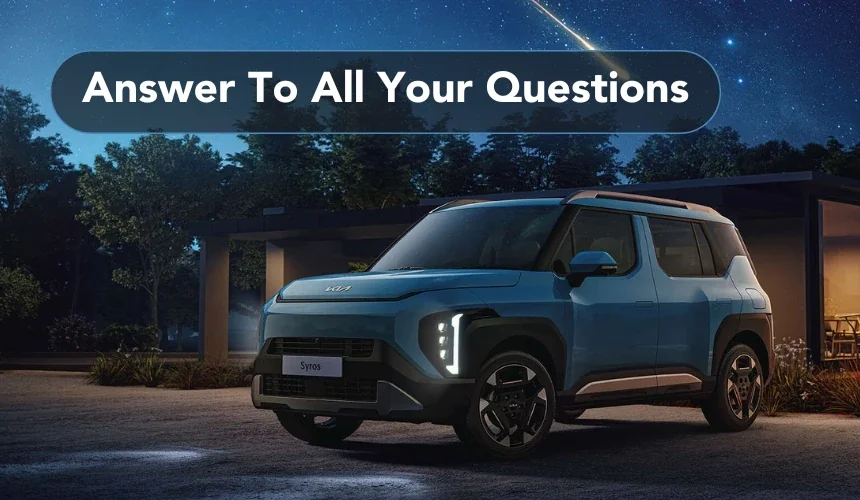 Kia Syros SUV - All Questions Answered