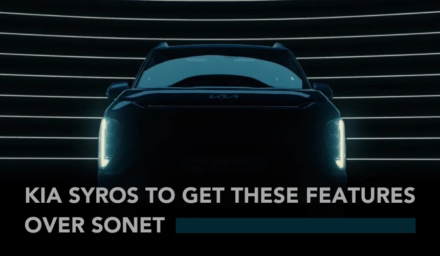 Kia Syros to Get These Features Over Sonet