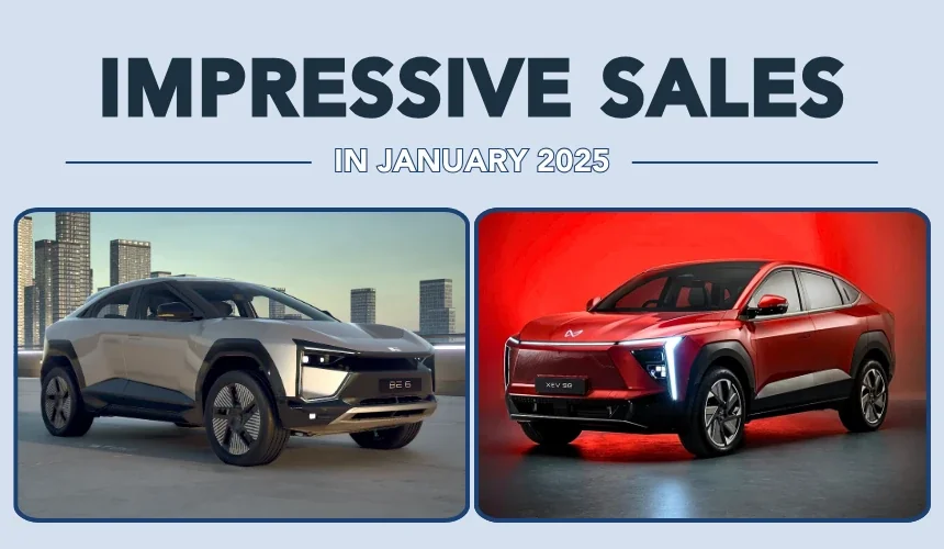 Mahindra BE 6 and XEV 9e Combined Sales In January 2025
