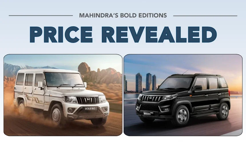 Mahindra Bolero, Bolero Neo Bold Edition Prices Out: What’s New?