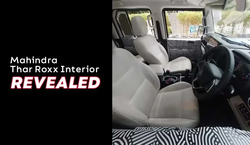 Mahindra Thar Roxx Interior Images - Seating Capacity