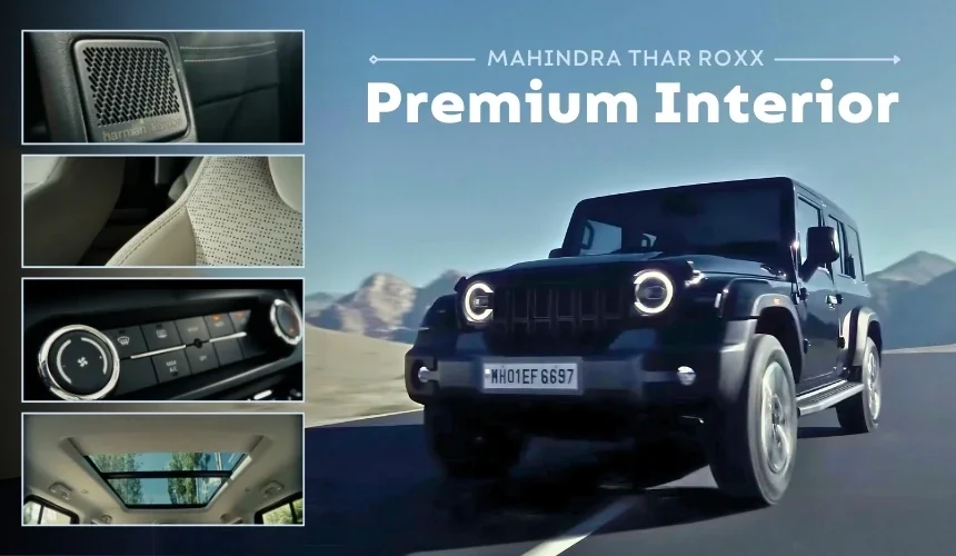 Mahindra Thar Roxx Premium Features Confirmed