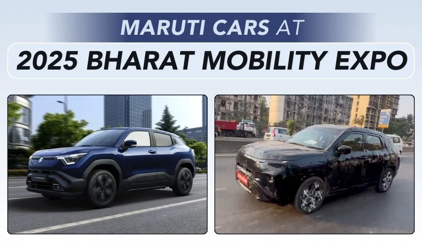 Maruti Cars to Be Showcased at 2025 Bharat Mobility Expo